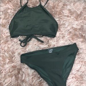 Aerie green bikini set